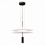 SL6101.403.01 Люстра подвесная ST-Luce Черный/Белый LED 1*15W 3000K ИСОЛА