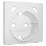 Накладка для розетки с заземлением и со шторками и 2хUSB type С Ambrella Volt ALFA AP1305, фото 2