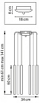 Подвесная люстра Lightstar Tubo L8T747337, фото 2