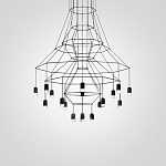 Подвесная люстра Imperiumloft Vibia Wireflow 40,1635, фото 2