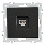 Розетка Ethernet RJ-45 без рамки Arte Milano am-206 206.45-1.black
