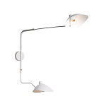 SL305.501.02 Светильник настенный ST-Luce Белый/Белый E27 2*60W СПРУЦЦО, фото 2