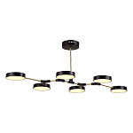 SLE6004-402-06 Светильник потолочный Черный, Латунь/Черный LED 6*10W МОНТАНА, фото 2