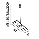 Комплектующие для накладной трековой системы Technical TRA034SW-2W, фото 2