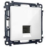 Розетка Ethernet RJ-45 и со шторками, без рамки Ambrella Volt ALFA MA112005