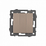 Выключатель трехклавишный без рамки Arlight SWT 049899, фото 3