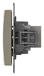 Розетка Ethernet RJ-45 без рамки Elbi Eleсtriс Zena Vega 609-010300-247, фото 4