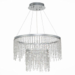 SL6201.103.55 Люстра подвесная ST-Luce Серебристый/Прозрачный LED 1*55W 3000K/4000K/6000K ВЕГА, фото 2