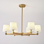 Люстра на штанге Imperiumloft Jorgenson White/Light wood STAVRA01, фото 3