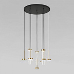 Подвесная люстра Eurosvet Quarzo 301102 LED латунь, фото 1