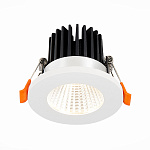 ST704.548.10 Св-к встр. Белый LED 1*10W 4000K 900Lm Ra>90 38° IP20 D79xH62 170-240V Встраиваемые светильники, фото 1