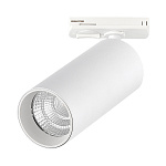 ST384.536.10 Св-к трек. Белый LED 1*10W 3000K 900Lm Ra>90 36° IP20 L160xW50xH- 220V БЭЙС
