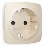 Накладка для розетки с заземлением и со шторками Ambrella Volt OMEGA OP3270