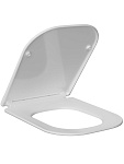 AQ4001-00 Сидение с крышкой (дюропласт) SQUARE (для AQ4411, AQ4451), SoftClose, QuickRelease, белая