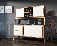 Буфет "Bruni white" широкий арт BR37WH, фото 4