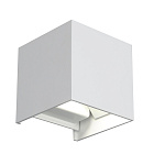 SL560.501.02 Светильник уличный настенный ST-Luce Белый/Белый LED 2*3W 4000K БРИК
