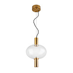 SL1582.303.01 Светильник подвесной ST-Luce Бронзовый/Прозрачный LED 1*7W 2700K АЛЕНОР, фото 2