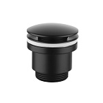 LM8500BL Клапан донный универсальный Click/Clack 1 ¼, черный, фото 1