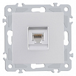 Розетка Ethernet RJ-45 без рамки Arte Milano am-206 206.45-1.silver, фото 2