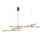 SL1596.423.22 Светильник подвесной ST-Luce Золотистый, Черный/Белый LED 22*3W 3000K АНИКА, фото 2