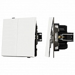 Выключатель двухклавишный без рамки Arlight SWT 054547
