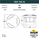 Встраиваемый в дорогу светильник Fumagalli Ceci 3F3.000.000.LXD1L, фото 4
