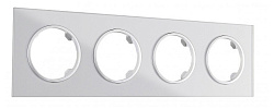 Рамка на 4 поста Arte Milano am-502.01 502.01-4.silver, фото 1