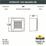 Накладной светильник Fumagalli Leti 3S2.000.000.LYG1L, фото 3