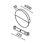 Настенный светильник (бра) Maytoni MOD320WL-L6BS3K1, фото 3
