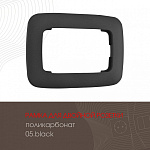 Рамка для двойной розетки Arte Milano am-505.05 505.05-double.black, фото 3