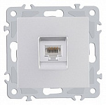 Розетка Ethernet RJ-45 без рамки Arte Milano am-206 206.45-1.silver