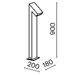 Ландшафтный светильник Outdoor O592FL-L15GF3K, фото 2
