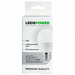 Лампа светодиодная LEDS POWER G45 E27 8Вт 4000K 006789, фото 3