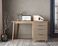 Стол рабочий "Line" одной тумбой R23/beige, фото 4