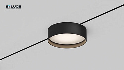 ST670.446.12 Магнитный трековый светильник Черный LED 1*12W 4000K 500Lm Ra>80 100° IP20 D113xH34 24V СУПЕР5