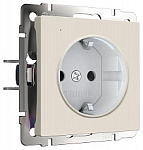 Розетка с заземлением с подсветкой, без рамки Werkel DBQ29 W1171462
