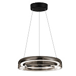 SL6019.323.01 Светильник подвесной ST-Luce Черный/Дымчатый, Белый LED 1*18W 3000K ФОРЕЙ, фото 1