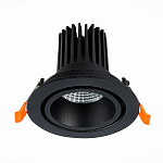 ST705.448.10 Св-к встр. Черный LED 1*10W 4000K 750Lm Ra>90 38° IP20 D102xH85 170-240V Встраиваемые светильники, фото 3