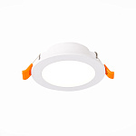 ST210.548.06 Св-к встр. Белый LED 1*6W 4000K 480Lm Ra80 110° IP20 D90xH30 220-240V Встраиваемые светильники, фото 1