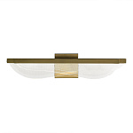 SL6509.201.01 Светильник настенный ST-Luce Золотистый/Прозрачный LED 1*18W 4000K ФЕЗАЛЕ