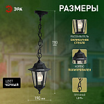 Подвесной светильник Эра  НСУ 06-60-001 черный, фото 4