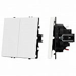 Выключатель двухклавишный без рамки Arlight SWT 054238, фото 1