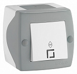 Выключатель проходной одноклавишный Mono Electric Octans IP20 104-020001-109, фото 2
