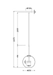 Подвесной светильник Maytoni MOD055PL-L12G3K, фото 4
