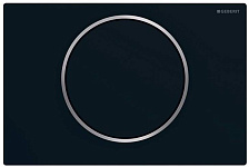 115.758.14.5 Смывная клавиша Geberit Sigma10 смыв/стоп к 111.300/350/361/362/380/390/796, черный матовый лак, легко чистящееся покрытие/полированное