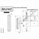 Накладной светильник Belfast PENNINGTON 602W-2 CR, фото 3